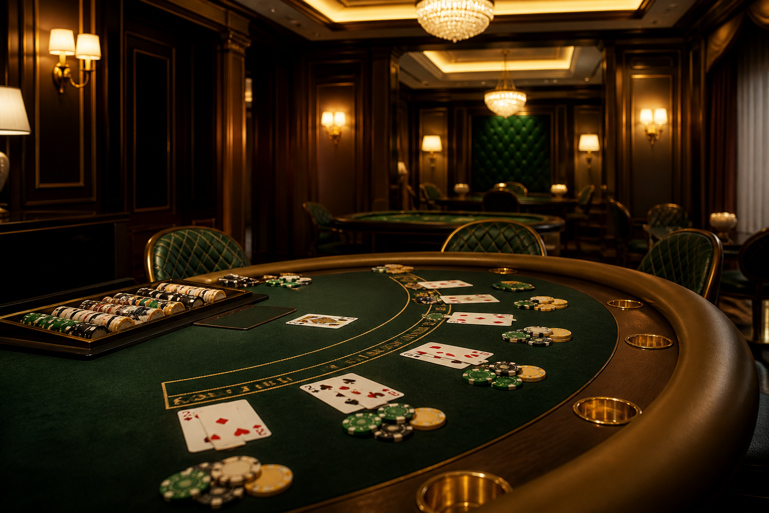 Table de jeux du salon Matignon Club